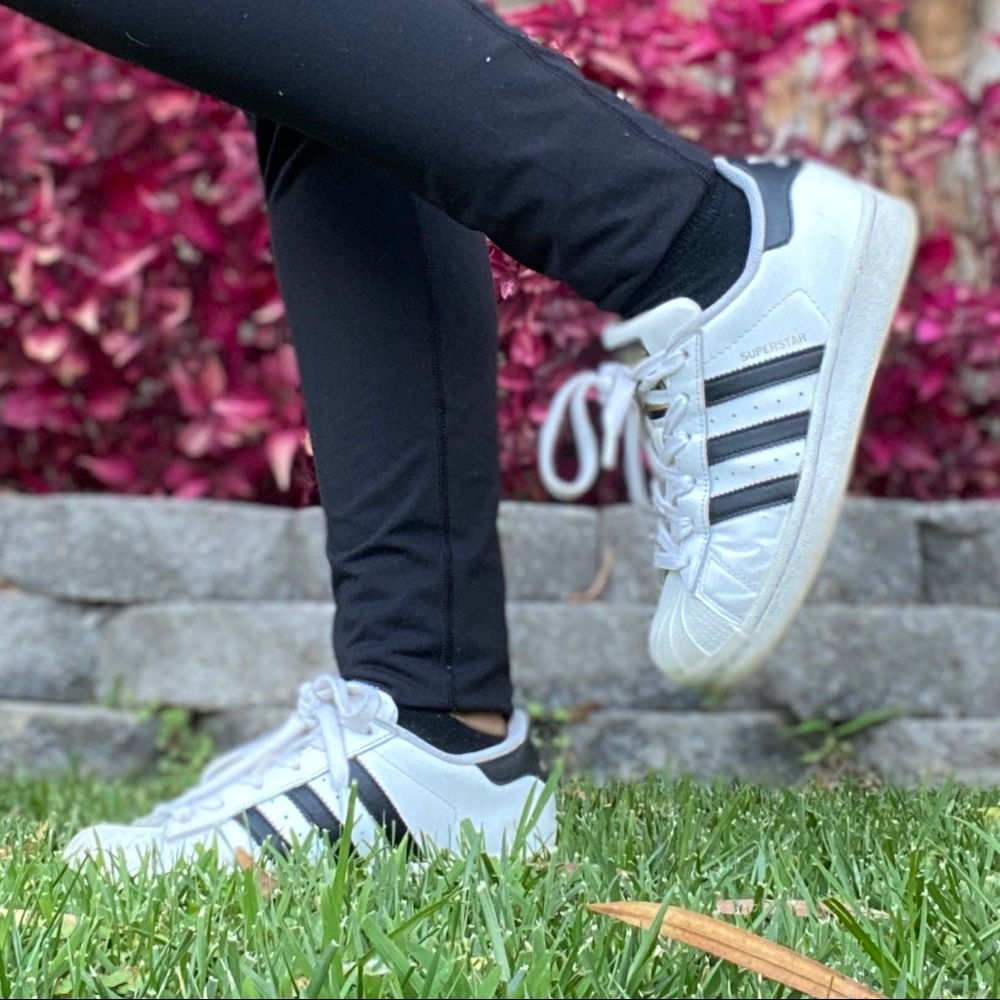 Black and White Adidas Superstar’s 🤩